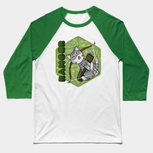 D&D Ranger Cat Baseball T-Shirt